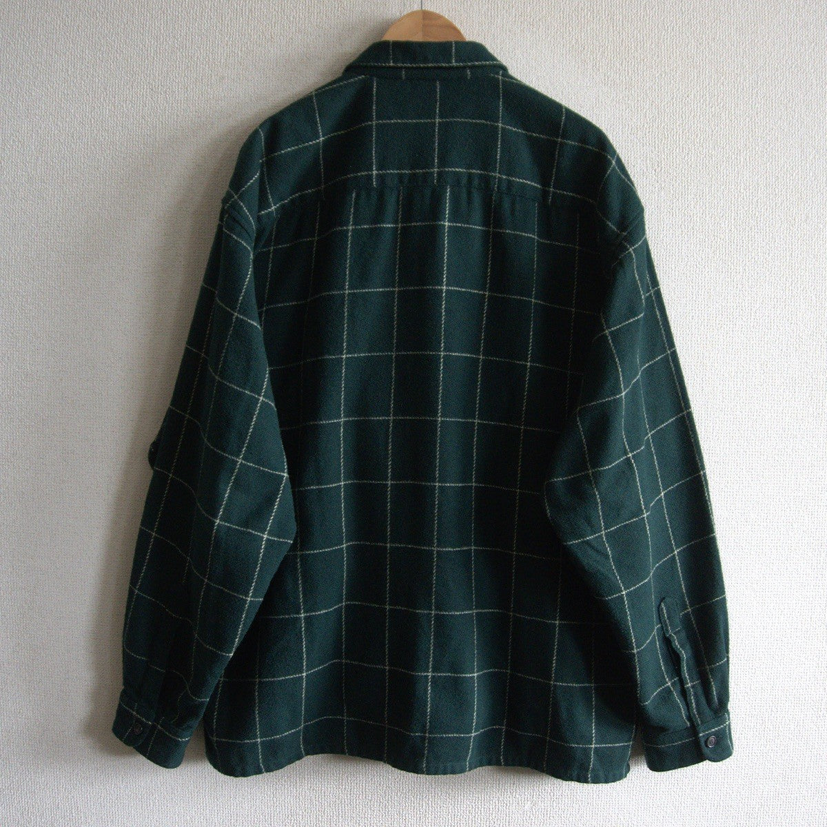 Stussy 90S Wool Checked Zip-up Jacket Size XL