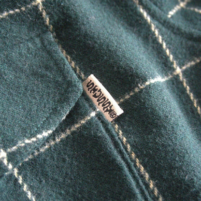 Stussy 90S Wool Checked Zip-up Jacket Size XL