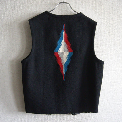 ORTEGA'S Chimayo Vest Black Size 38