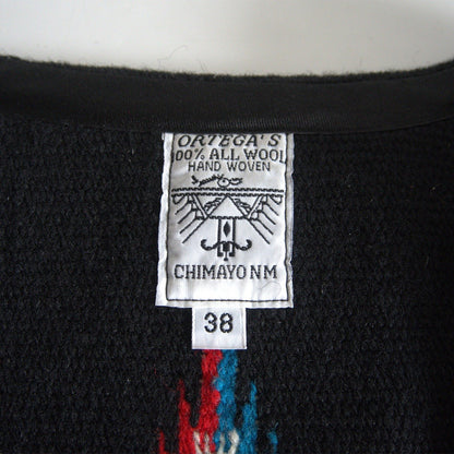 ORTEGA'S Chimayo Vest Black Size 38
