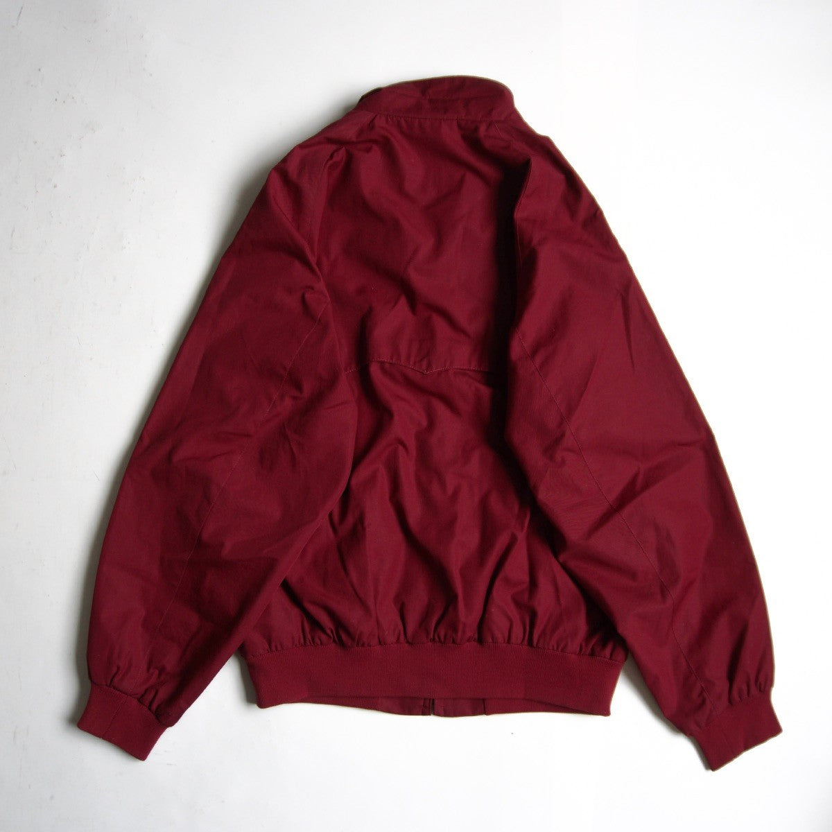 BARACUTA 90s G9 Harrington Jacket Bordeaux Red Size XS