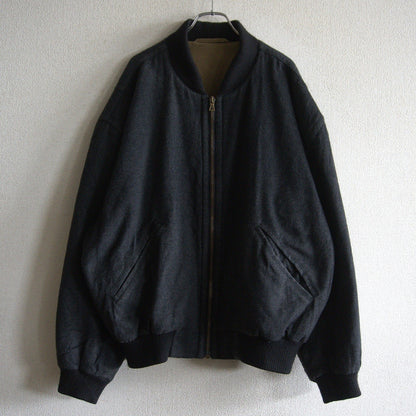 Aquascutum 80s Cashmere Wool Bomber Jacket Size XXL