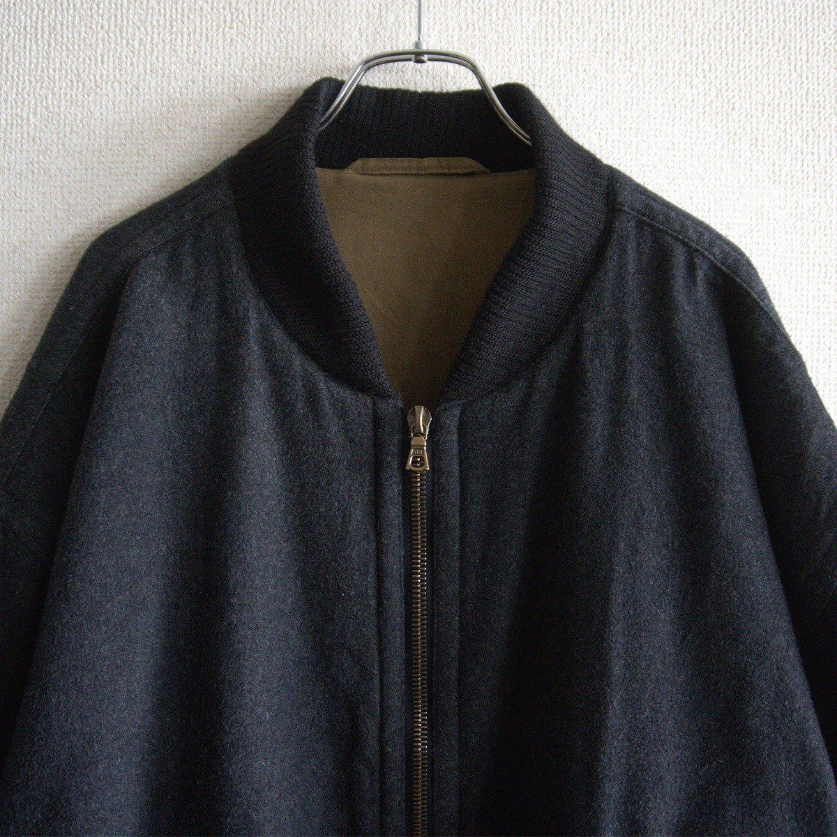 Aquascutum 80s Cashmere Wool Bomber Jacket Size XXL