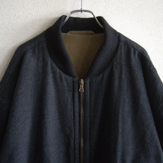Aquascutum 80s Cashmere Wool Bomber Jacket Size XXL