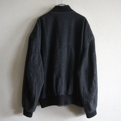 Aquascutum 80s Cashmere Wool Bomber Jacket Size XXL