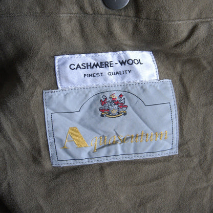 Aquascutum 80s Cashmere Wool Bomber Jacket Size XXL