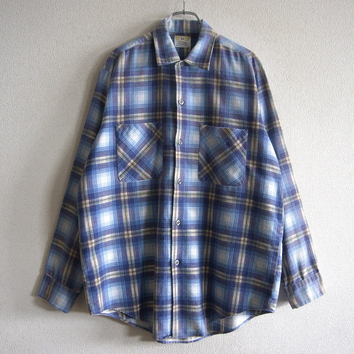 Big Mac 60S Ombre Check Flannel Shirt Size M