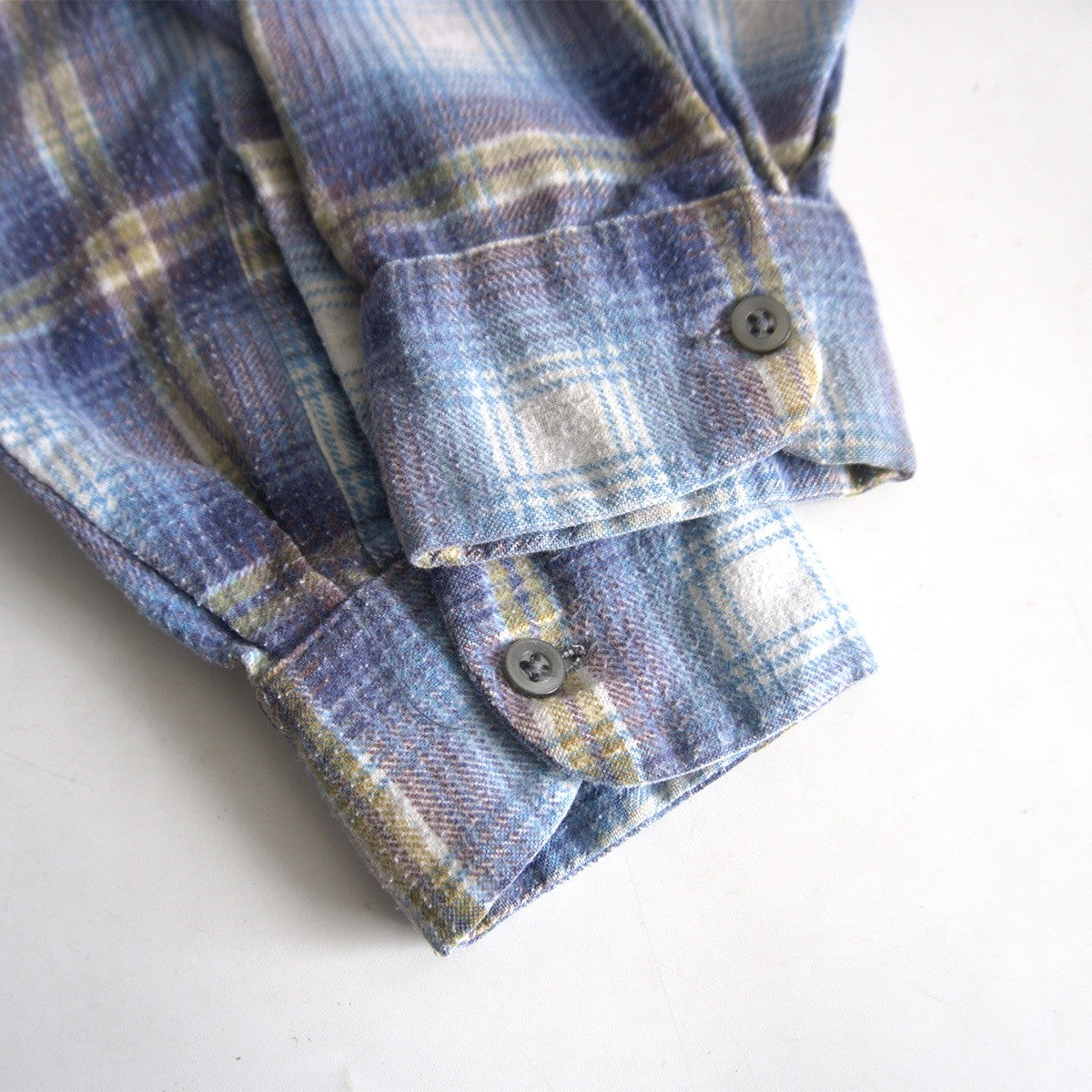 Big Mac 60S Ombre Check Flannel Shirt Size M