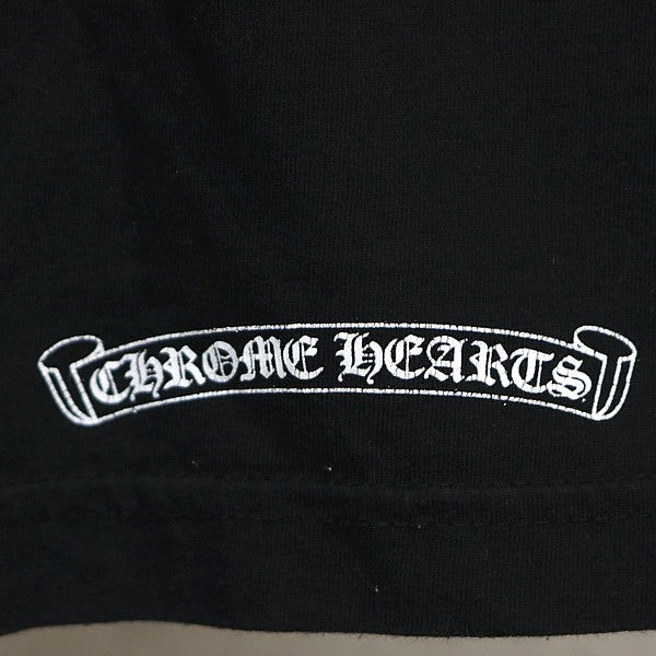 CHROME HEARTS Arch Logo Print Pocket T-Shirt Black Size L