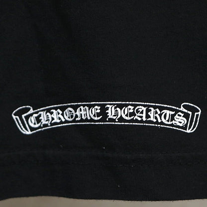 CHROME HEARTS Arch Logo Print Pocket T-Shirt Black Size L