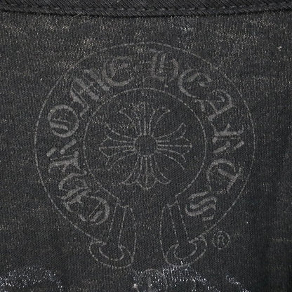 CHROME HEARTS Arch Logo Print Pocket T-Shirt Black Size L