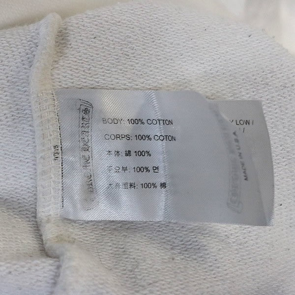 CHROME HEARTS CH+ Horseshoe All-over Hoodie White Size XL