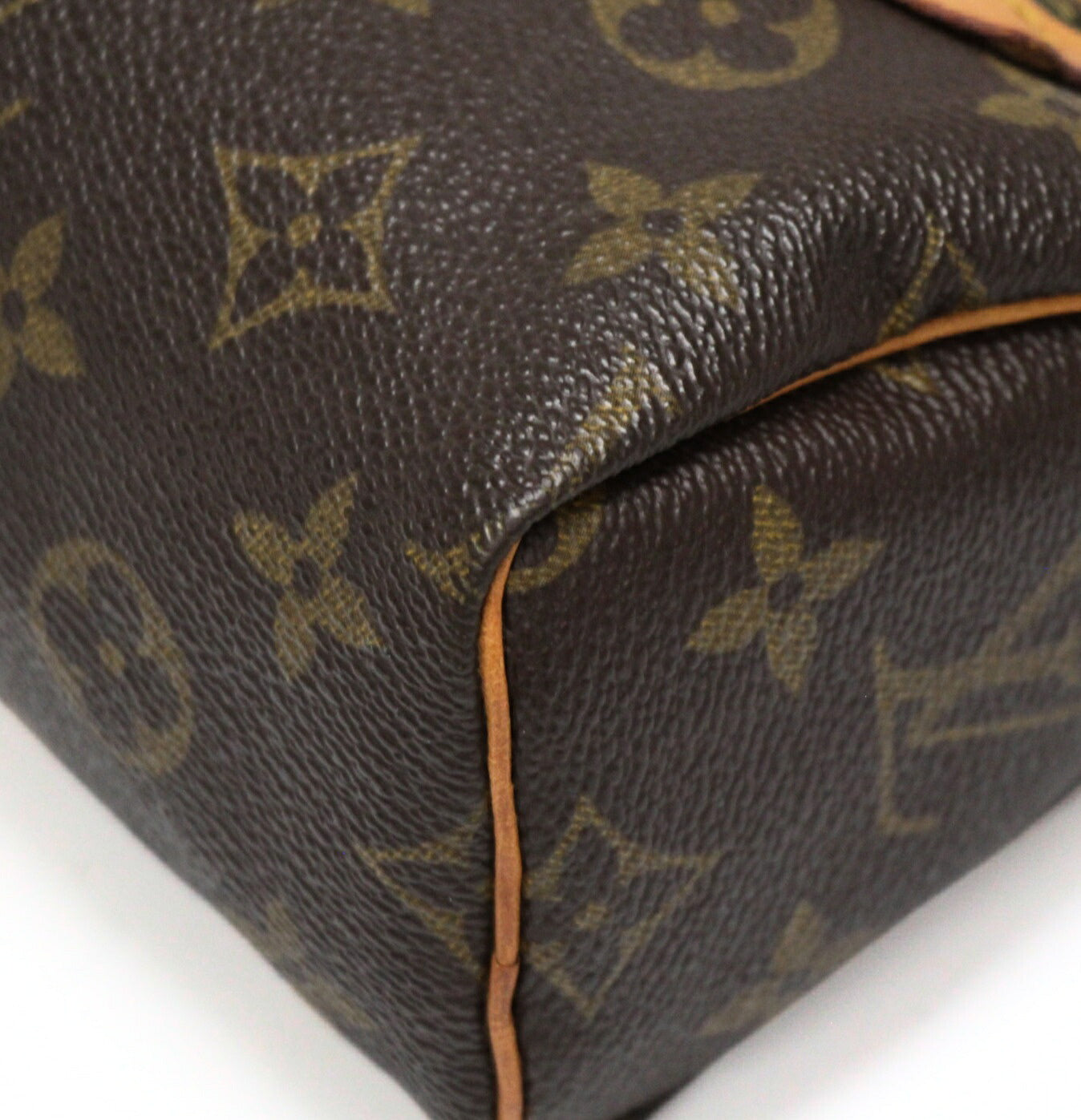 LOUIS VUITTON Mini Speedy Monogram Bag Brown Size ONE SIZE