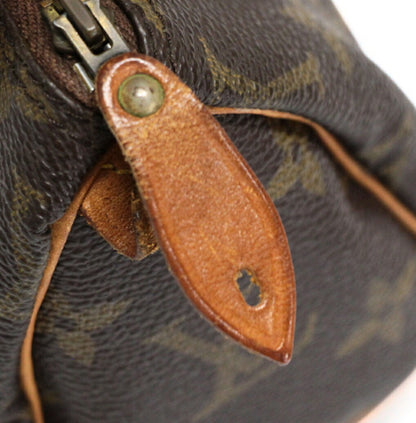 LOUIS VUITTON Mini Speedy Monogram Bag Brown Size ONE SIZE
