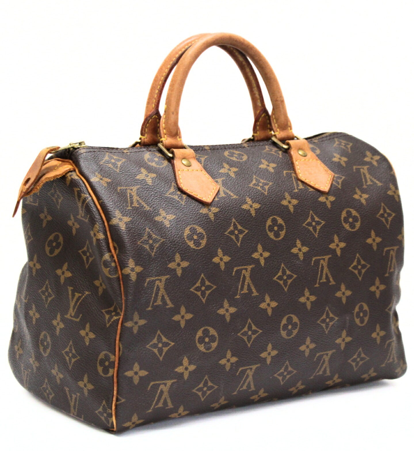 LOUIS VUITTON Speedy 30 Monogram Bag Brown Size ONE SIZE