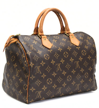 LOUIS VUITTON Speedy 30 Monogram Bag Brown Size ONE SIZE