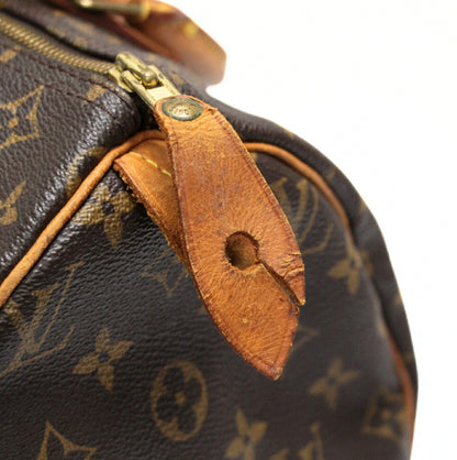LOUIS VUITTON Speedy 30 Monogram Bag Brown Size ONE SIZE