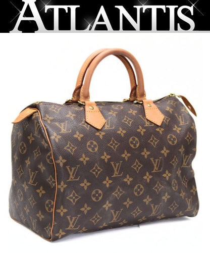 LOUIS VUITTON Speedy 30 Monogram Bag Brown Size ONE SIZE