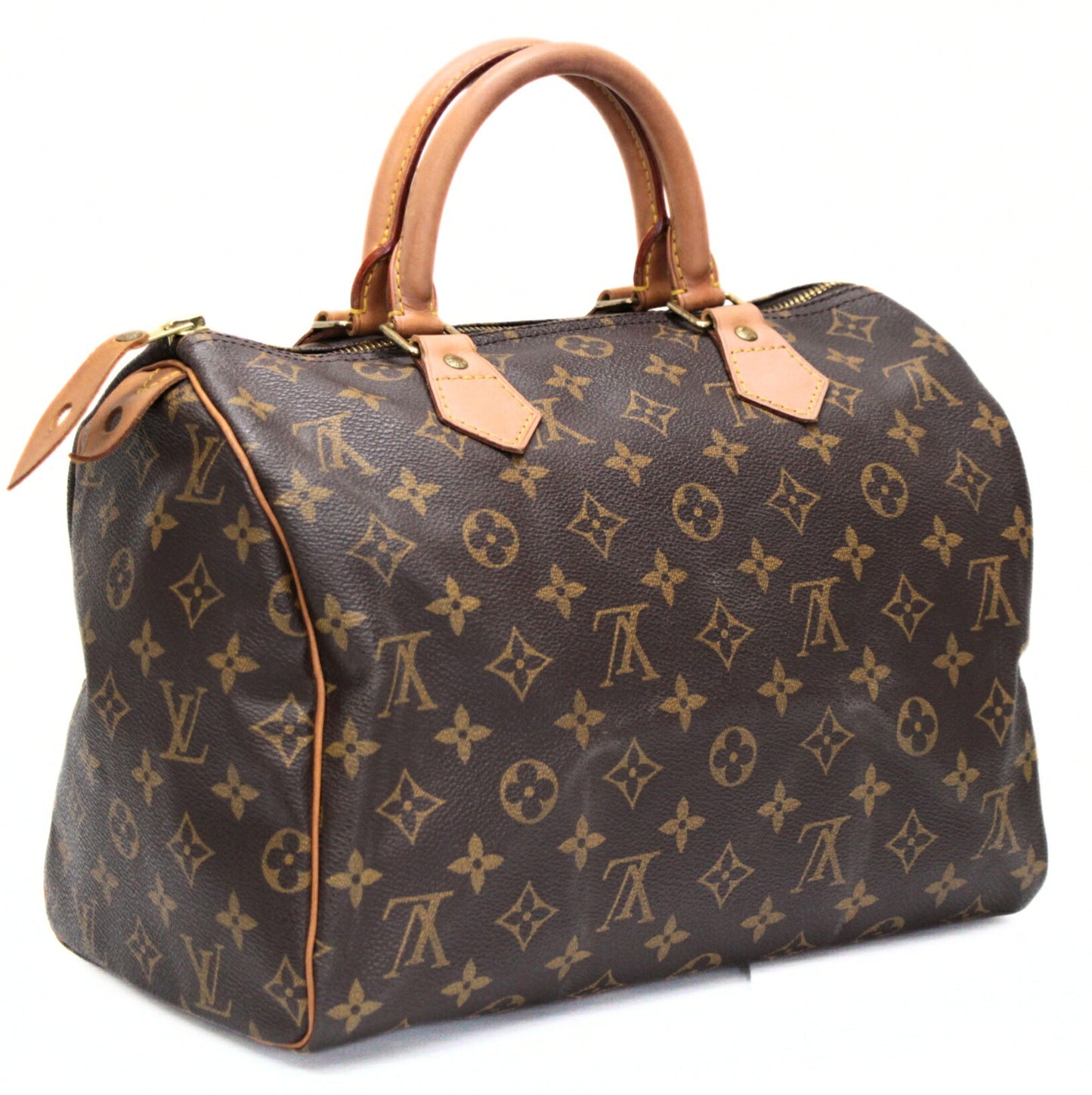LOUIS VUITTON Speedy 30 Monogram Bag Brown Size ONE SIZE
