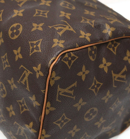 LOUIS VUITTON Speedy 30 Monogram Bag Brown Size ONE SIZE