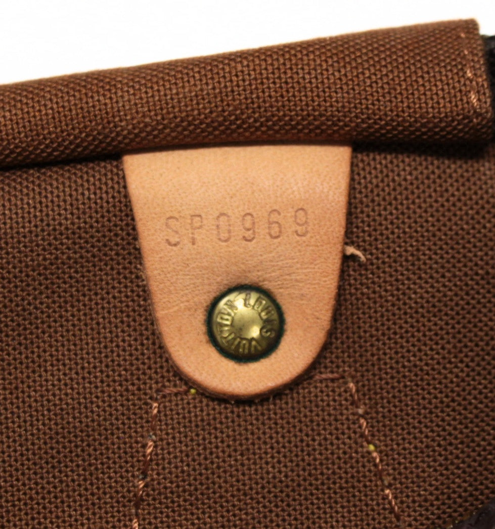 LOUIS VUITTON Speedy 30 Monogram Bag Brown Size ONE SIZE