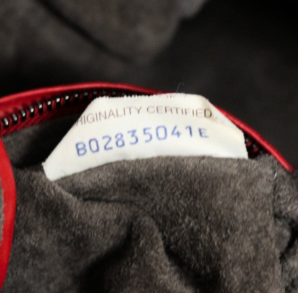 BOTTEGA VENETA Intrecciato Leather Bag Red Size ONE SIZE