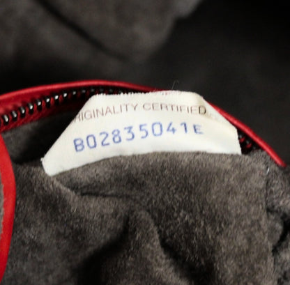 BOTTEGA VENETA Intrecciato Leather Bag Red Size ONE SIZE
