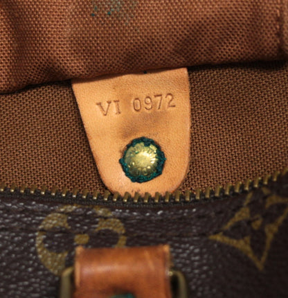 LOUIS VUITTON Speedy 25 Monogram Bag Brown Size ONE SIZE