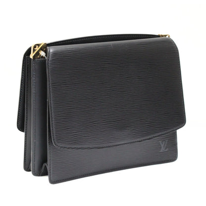 Louis Vuitton Grenelle Epi Leather Bag Black Size ONE SIZE