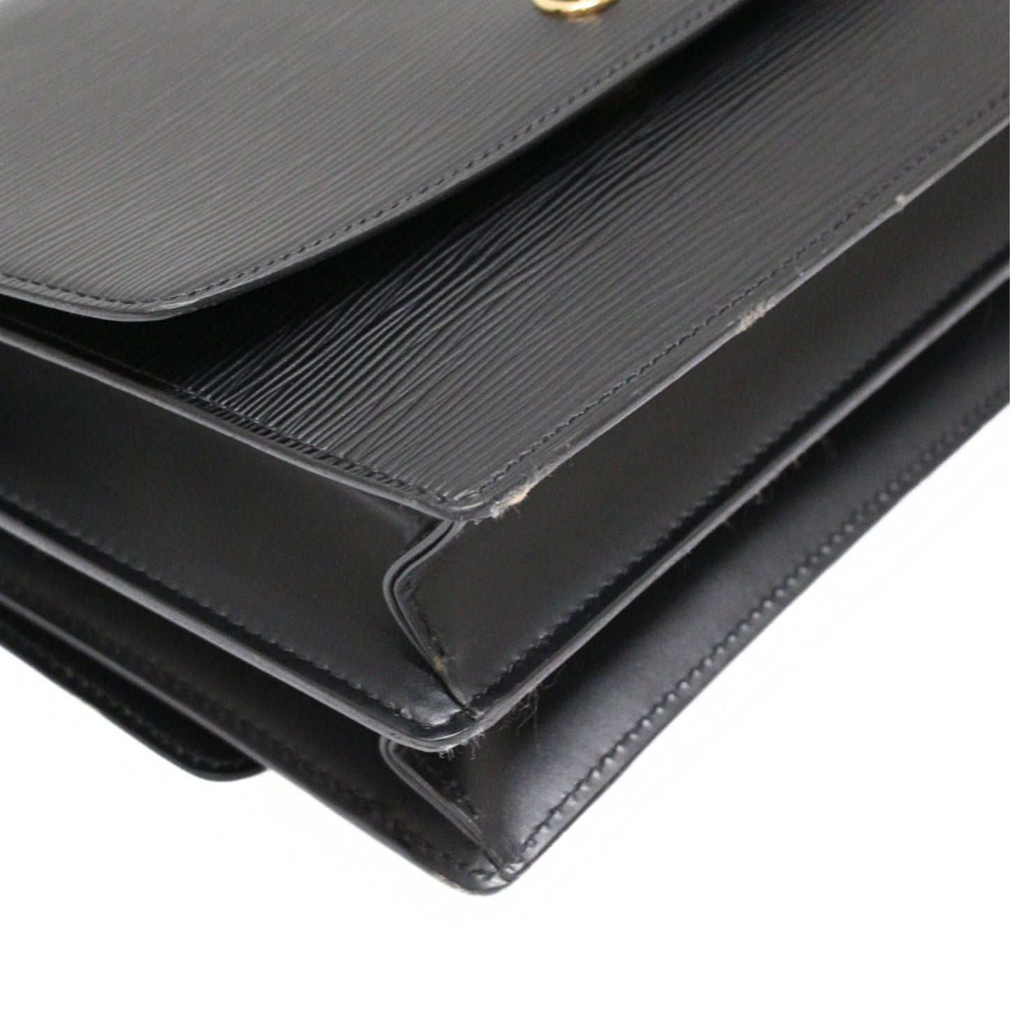 Louis Vuitton Grenelle Epi Leather Bag Black Size ONE SIZE
