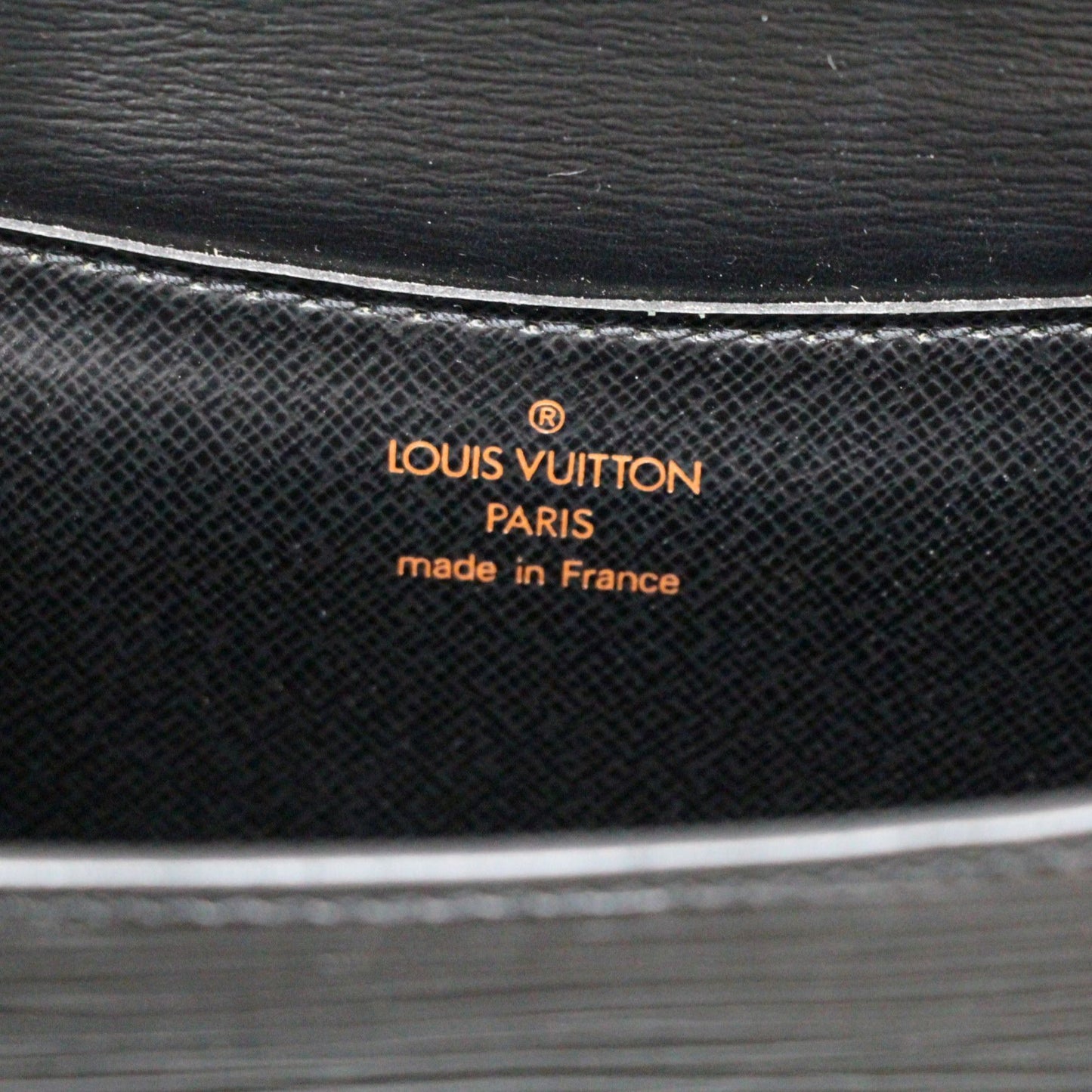 Louis Vuitton Grenelle Epi Leather Bag Black Size ONE SIZE