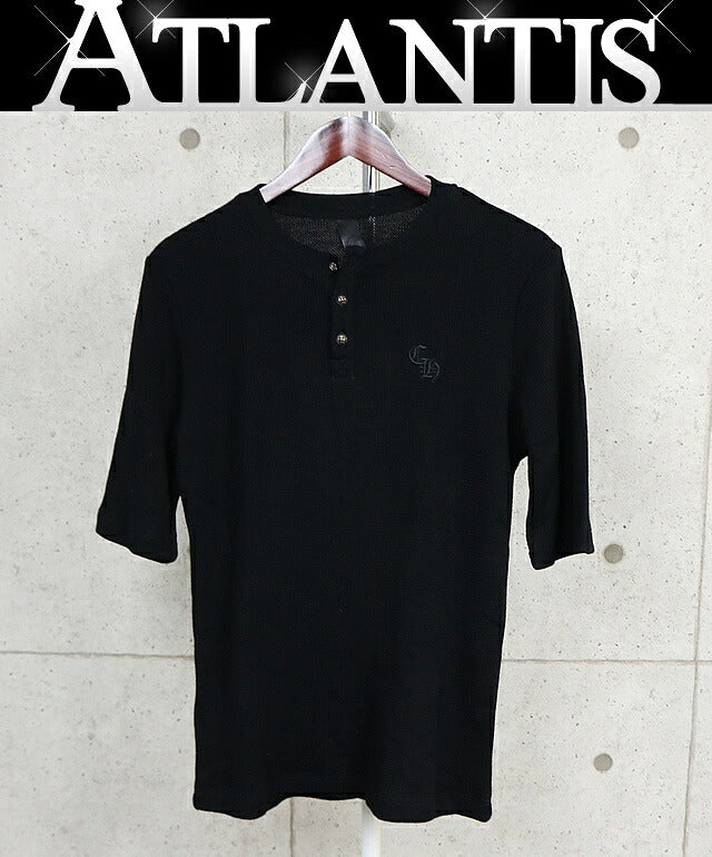 CHROME HEARTS CH Embroidery Cross Ball T-Shirt Black Size M