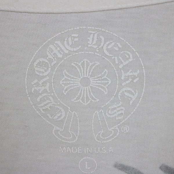CHROME HEARTS I LOVE NY Long Sleeve T-Shirt White Size L