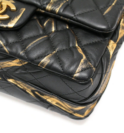 CHANEL Mini Matelasse 20 Bag Black/Gold Size ONE SIZE