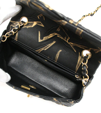 CHANEL Mini Matelasse 20 Bag Black/Gold Size ONE SIZE