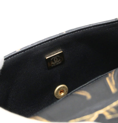 CHANEL Mini Matelasse 20 Bag Black/Gold Size ONE SIZE