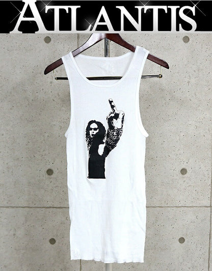 CHROME HEARTS Richard Stark Cotton Tank Top White Size M
