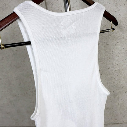 CHROME HEARTS Richard Stark Cotton Tank Top White Size M