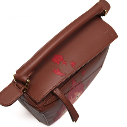 LOEWE Small Howl's Calcifer Puzzle Bag Brown Size ONE SIZE