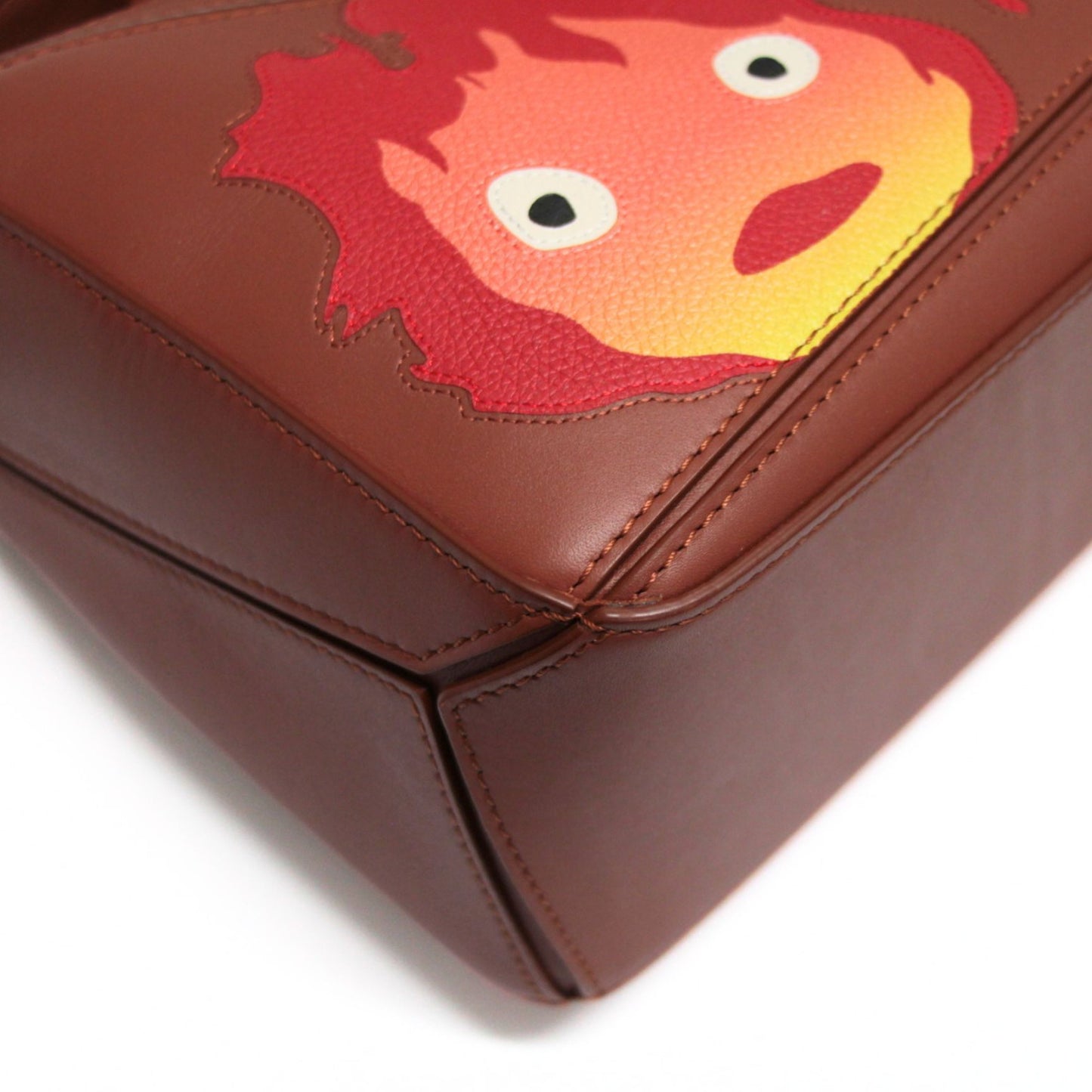 LOEWE Small Howl's Calcifer Puzzle Bag Brown Size ONE SIZE