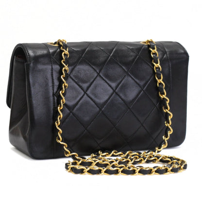 CHANEL Diana 22 Matelasse Lambskin Bag Black Size ONE SIZE
