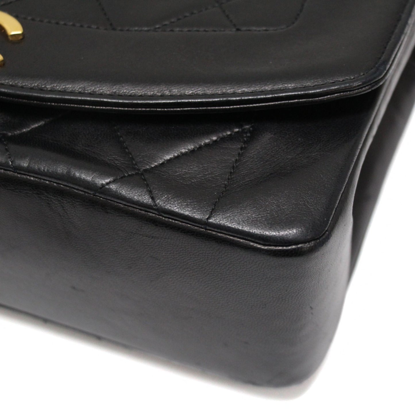 CHANEL Diana 22 Matelasse Lambskin Bag Black Size ONE SIZE
