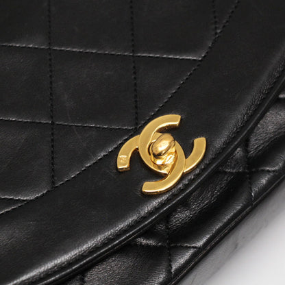CHANEL Diana 22 Matelasse Lambskin Bag Black Size ONE SIZE