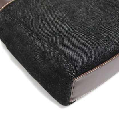 CHANEL Vintage Denim Tote Bag Black