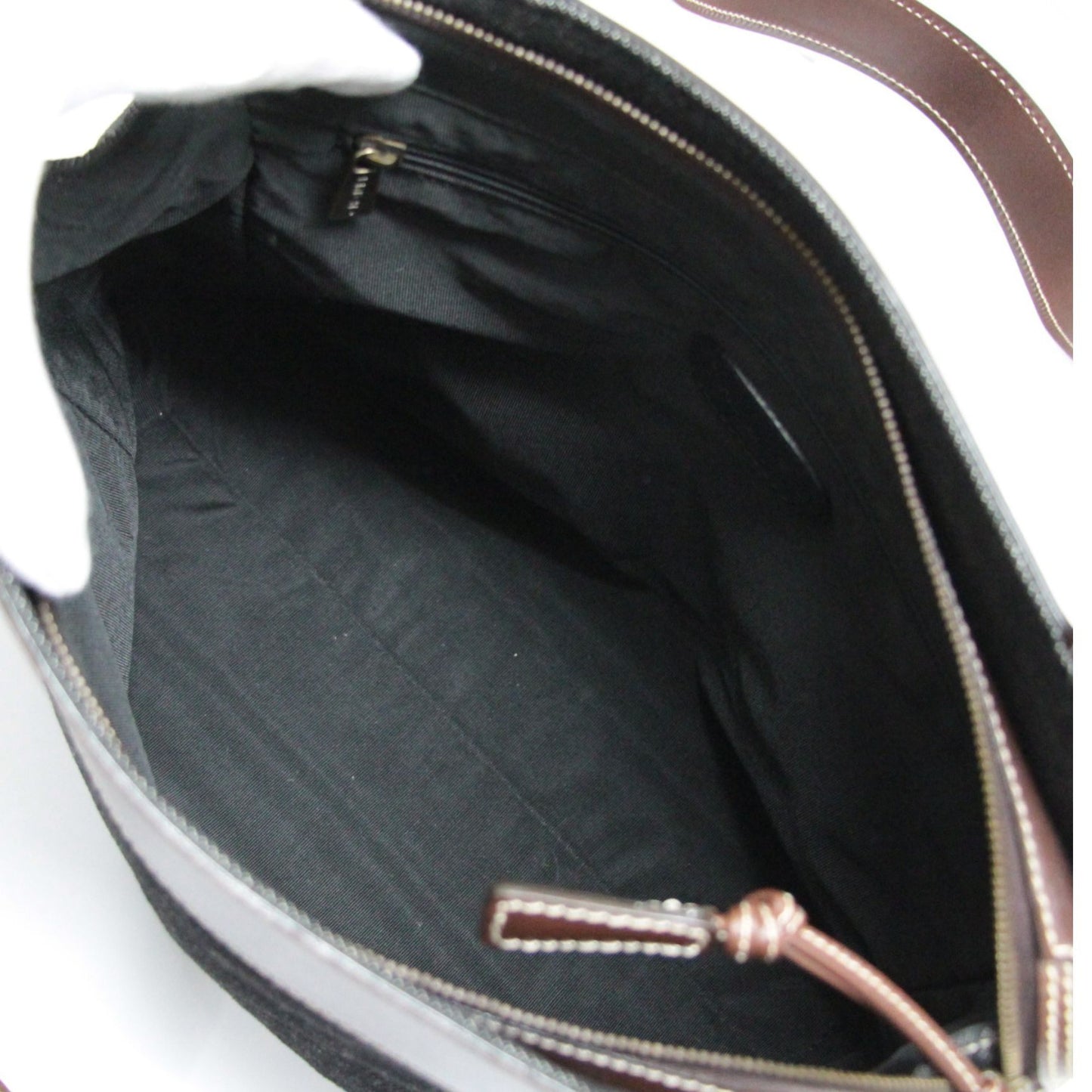 CHANEL Vintage Denim Tote Bag Black