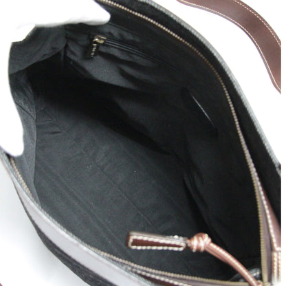 CHANEL Vintage Denim Tote Bag Black