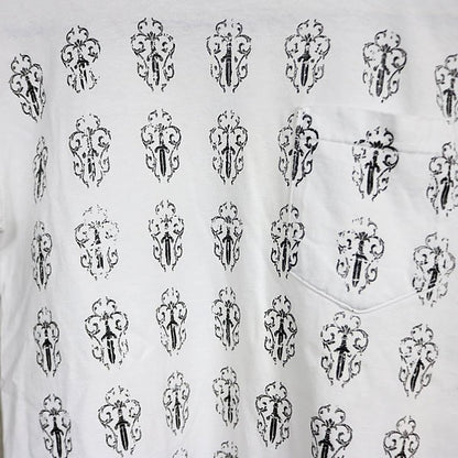 CHROME HEARTS Vintage Vine Dagger T-Shirt White Size S