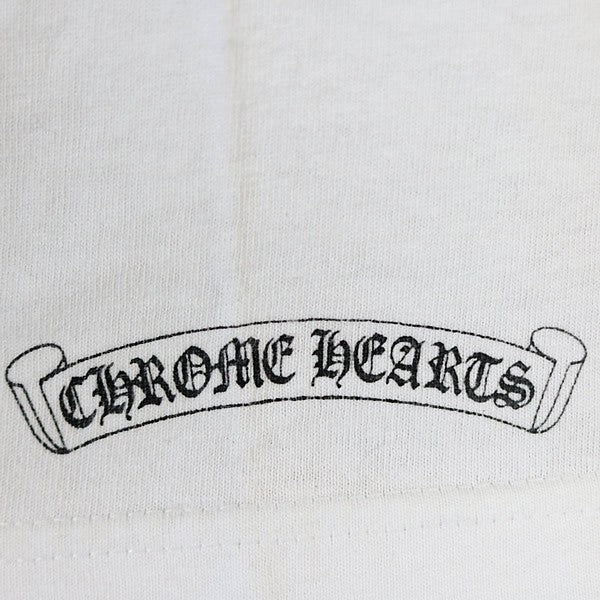 CHROME HEARTS Vintage Vine Dagger T-Shirt White Size S