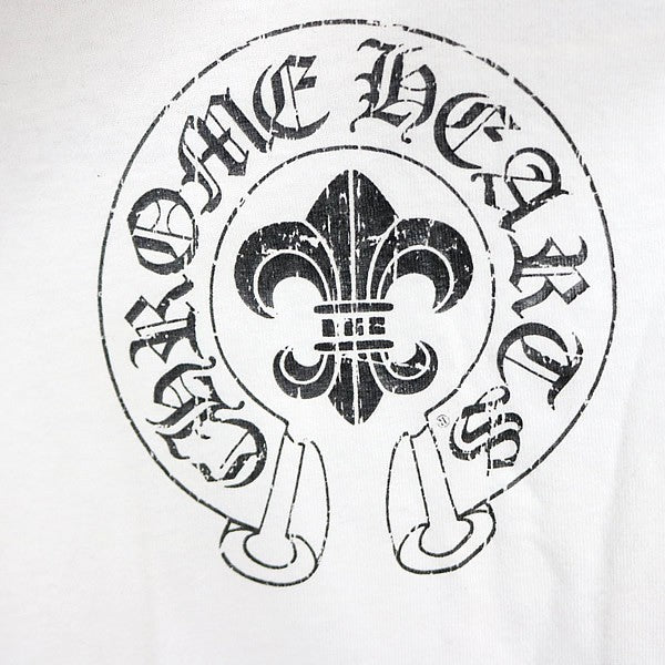 CHROME HEARTS Vintage Vine Dagger T-Shirt White Size S