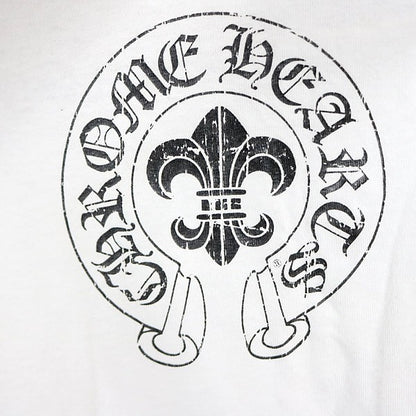 CHROME HEARTS Vintage Vine Dagger T-Shirt White Size S
